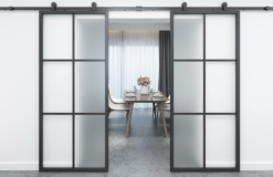 Enjoy a Floating Door Effect with Hidden Barn Door Hardware